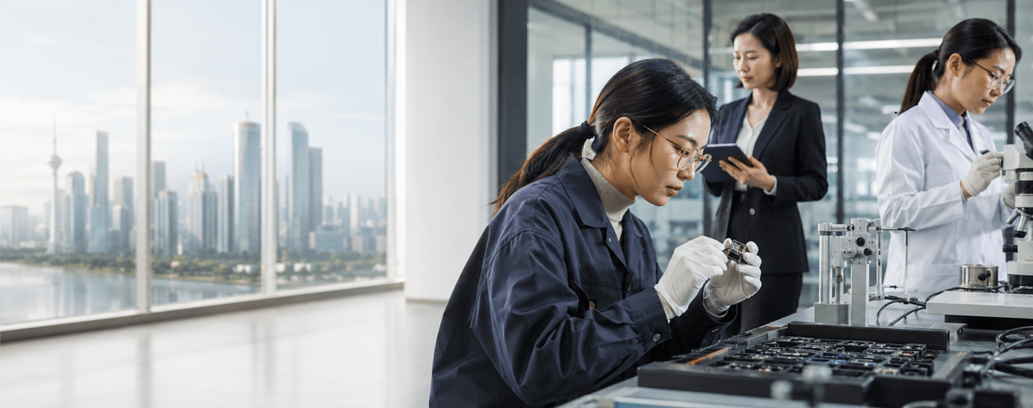 Chinese business women building China's scientific capacity
